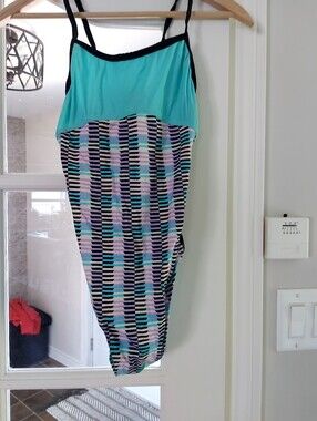 Girl Geometric One-Piece Swimsuit